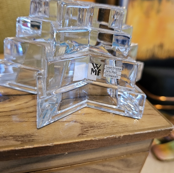 Lead Crystal WMF German Made Candlestick Holders - Picture 4 of 5